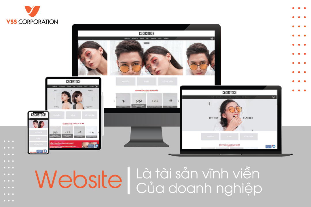 Dịch vụ thiết kế website của VSS Corp