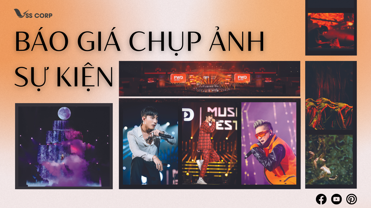 Giá chụp ảnh sự kiện theo từng gói